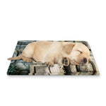 Mayan Stone Print Pet Cooling Mat Cover