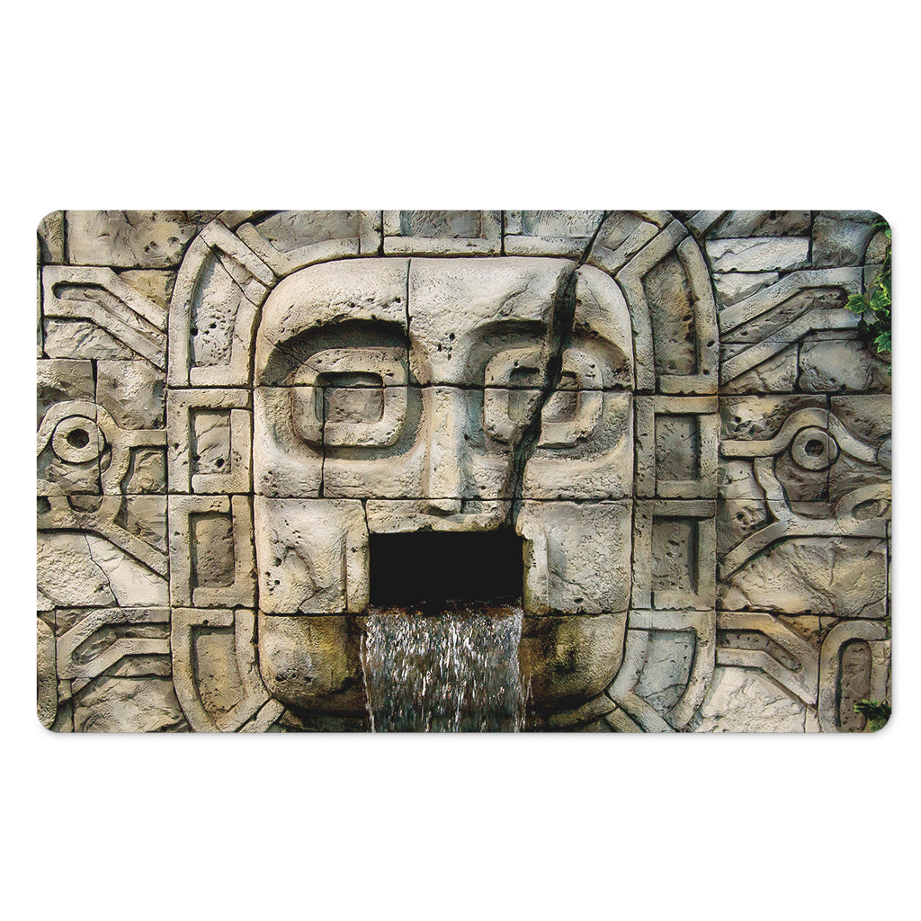 Mayan Stone Print Polyester Doormat