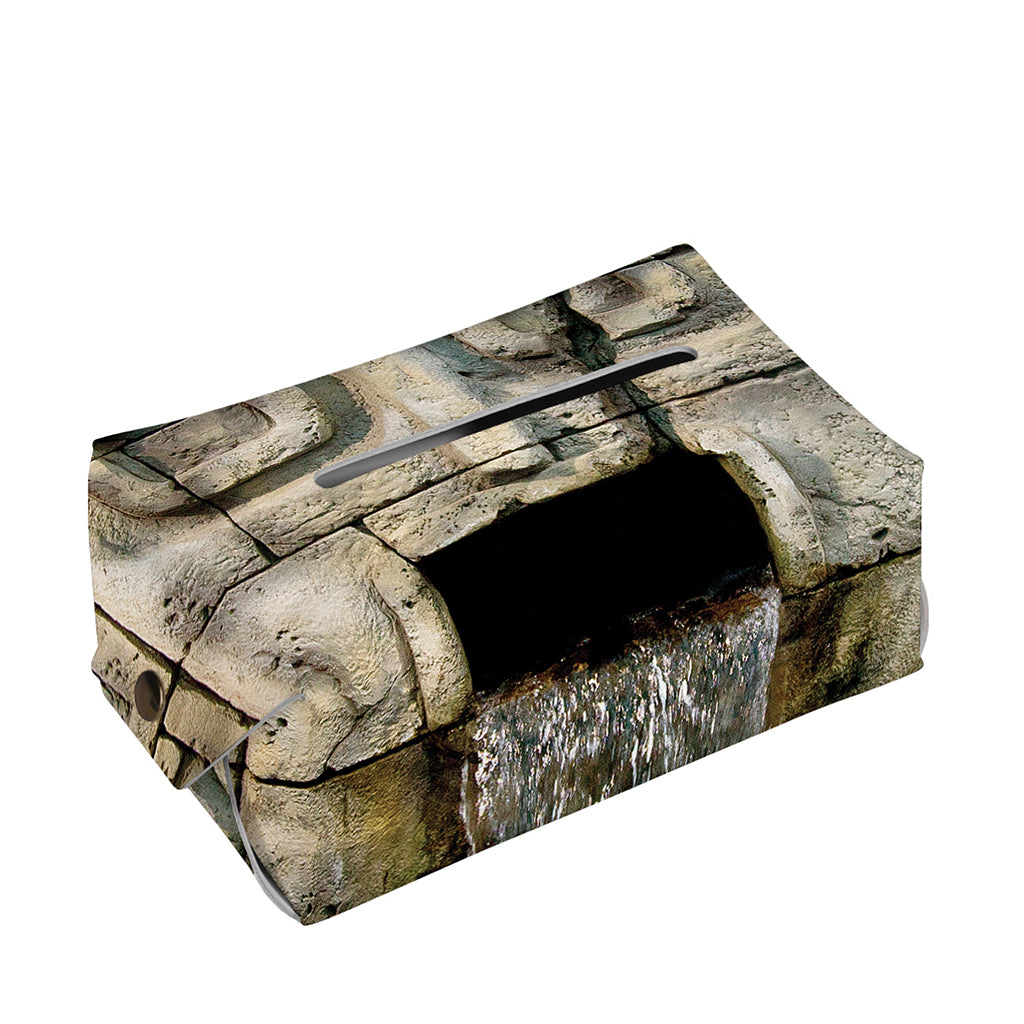 Mayan Stone Print Rectangle Tissue Box Cover
