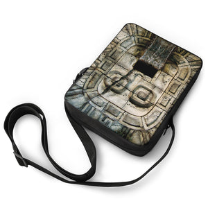 Mayan Stone Print Rectangular Crossbody Bag