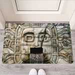 Mayan Stone Print Rubber Doormat