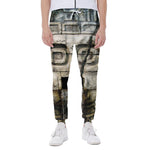 Mayan Stone Print Scuba Joggers