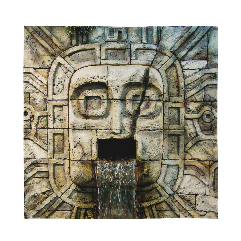 Mayan Stone Print Silk Bandana