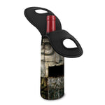 Mayan Stone Print Single Neoprene Wine Tote