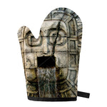 Mayan Stone Print Single Oven Mitt