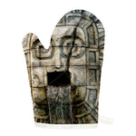 Mayan Stone Print Single Oven Mitt
