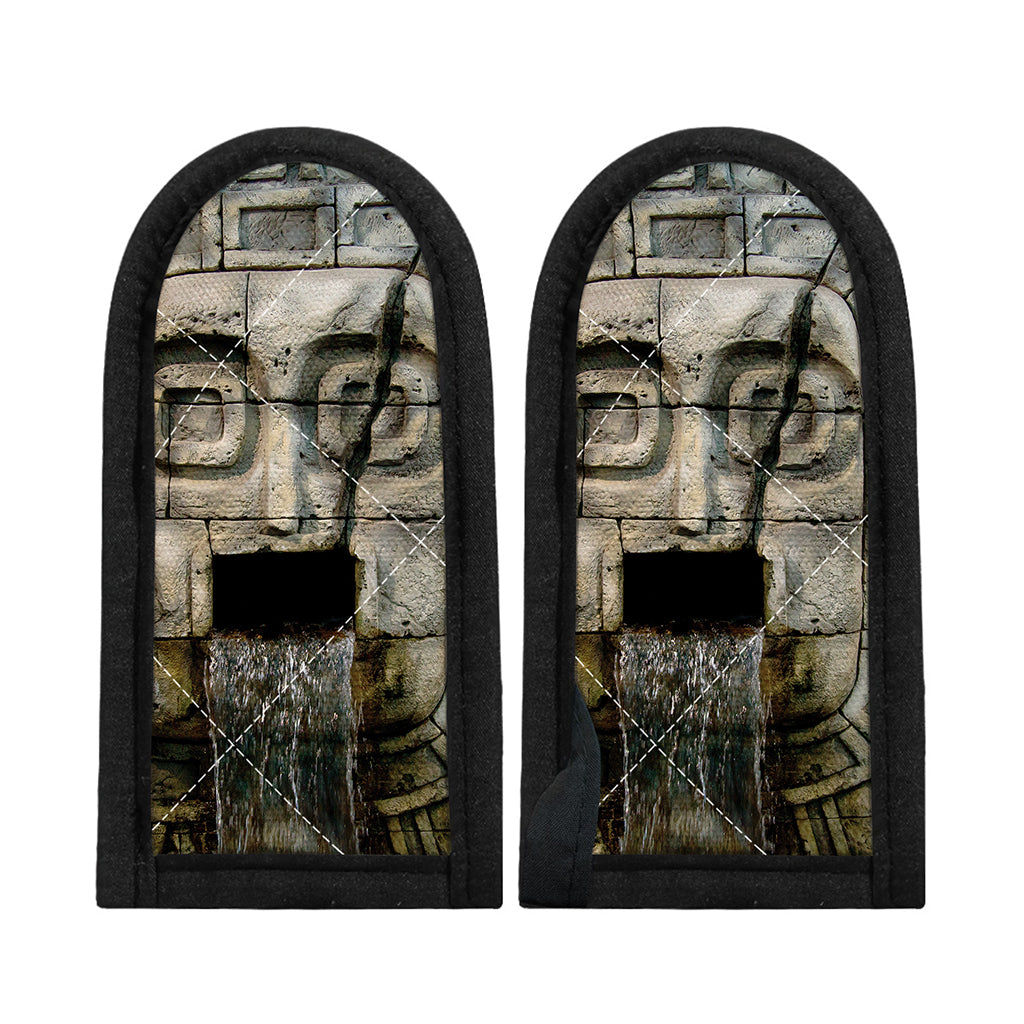 Mayan Stone Print Skillet Handle Cover