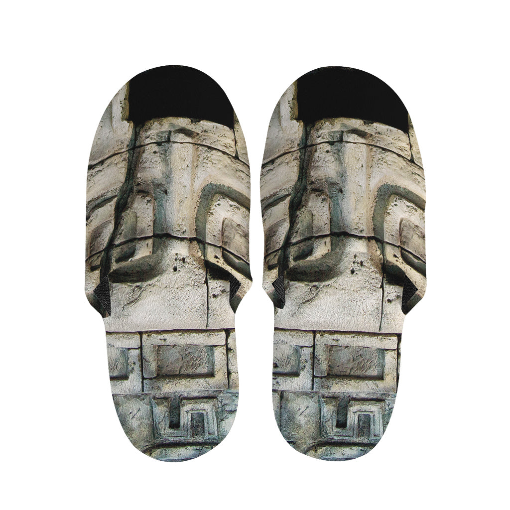 Mayan Stone Print Slippers