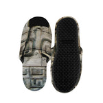 Mayan Stone Print Slippers