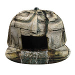 Mayan Stone Print Snapback Cap