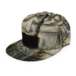 Mayan Stone Print Snapback Cap