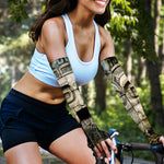 Mayan Stone Print Sun Protection Arm Sleeves