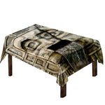 Mayan Stone Print Tablecloth