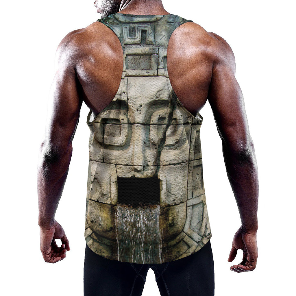 Mayan Stone Print Training Tank Top