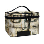 Mayan Stone Print Travel Makeup Bag