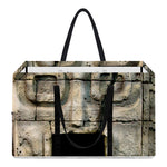 Mayan Stone Print Utility Tote Bag