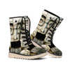 Mayan Stone Print Winter Boots