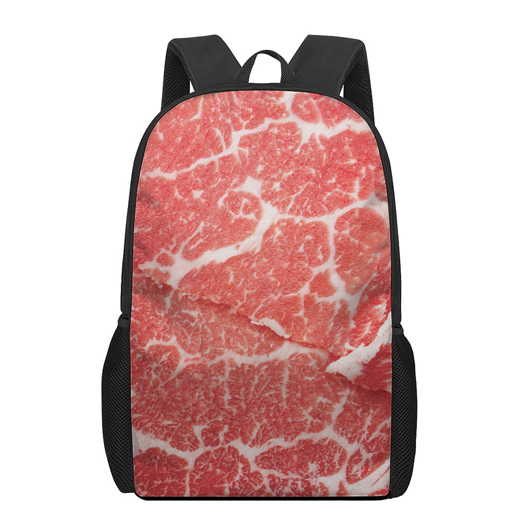 Meat Print 17 Inch Backpack