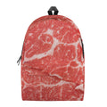 Meat Print School Backpack