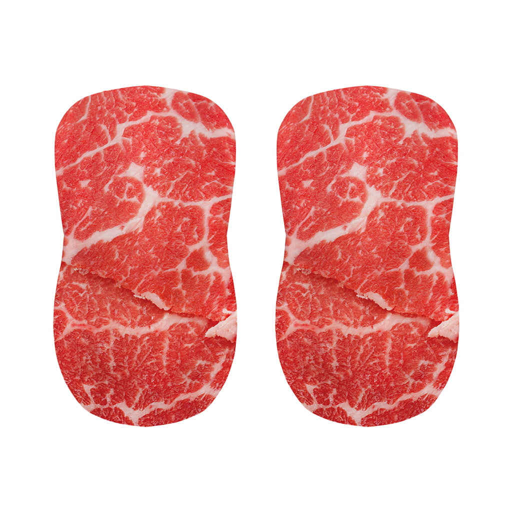 Meat Print Bar Stool Covers