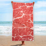 Meat Print Beach Towel