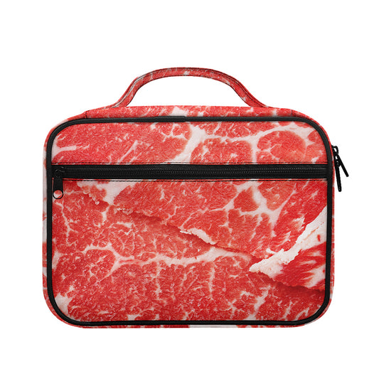 Meat Print Briefcase Bible Bag
