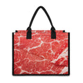 Meat Print Canvas Tote Bag
