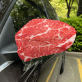 Meat Print Car Side Mirror Covers