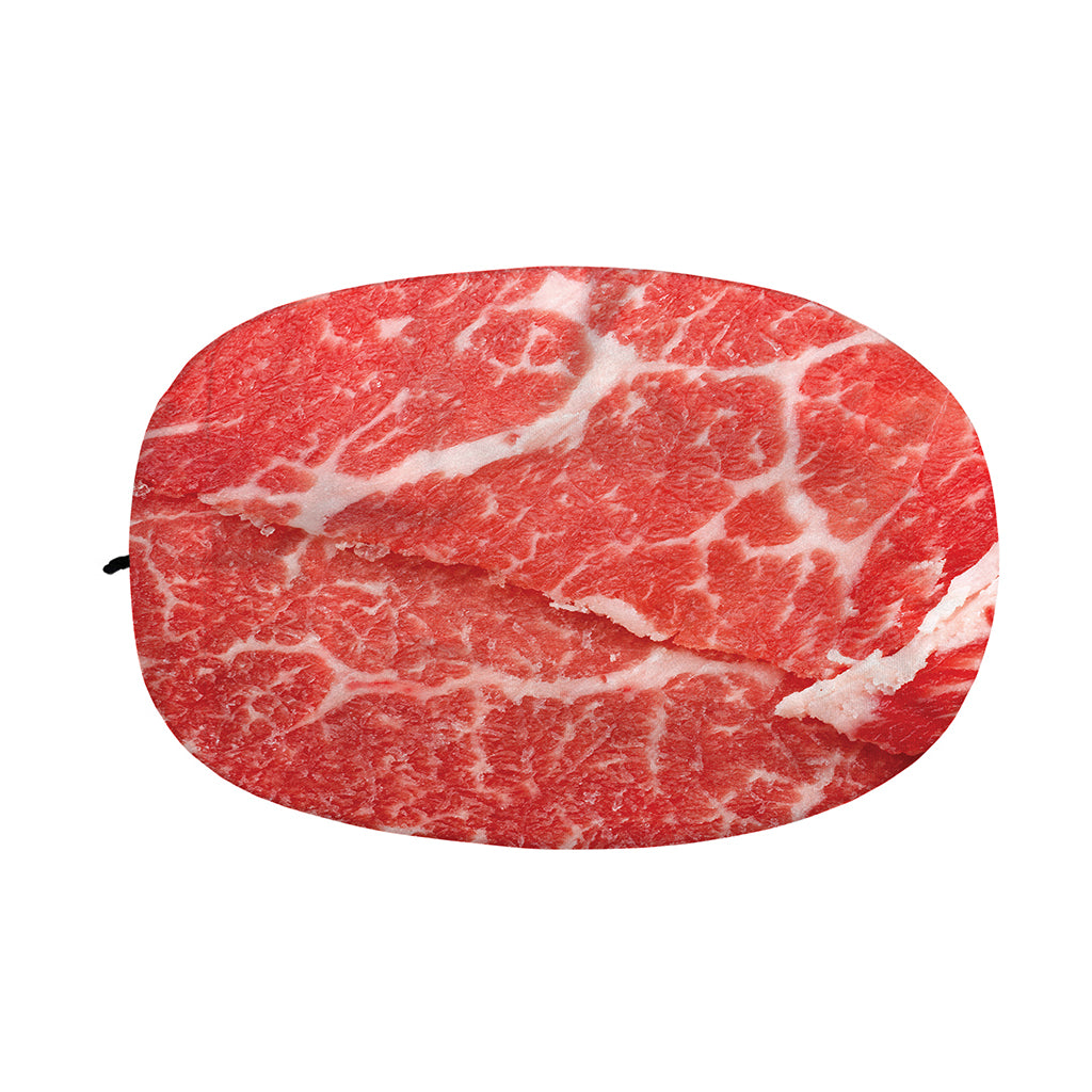 Meat Print Car Side Mirror Covers