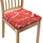Meat Print Chair Cushion Cover