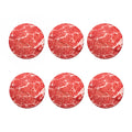 Meat Print Coaster Set
