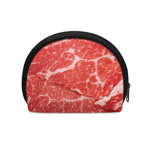Meat Print Coin Purse