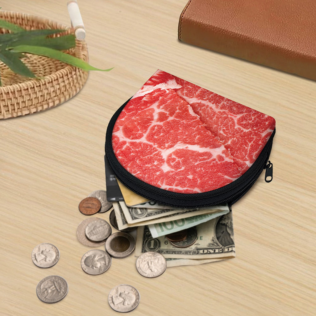 Meat Print Coin Purse