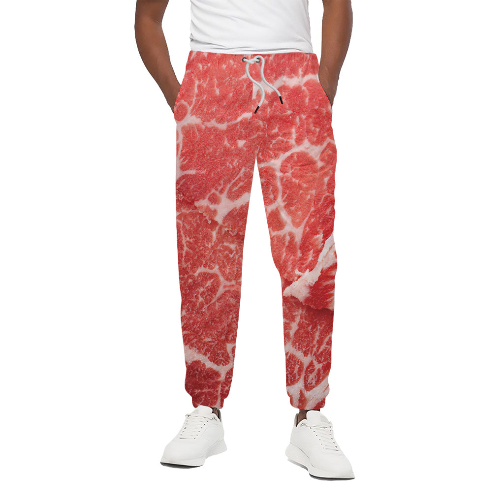 Meat Print Cotton Pants