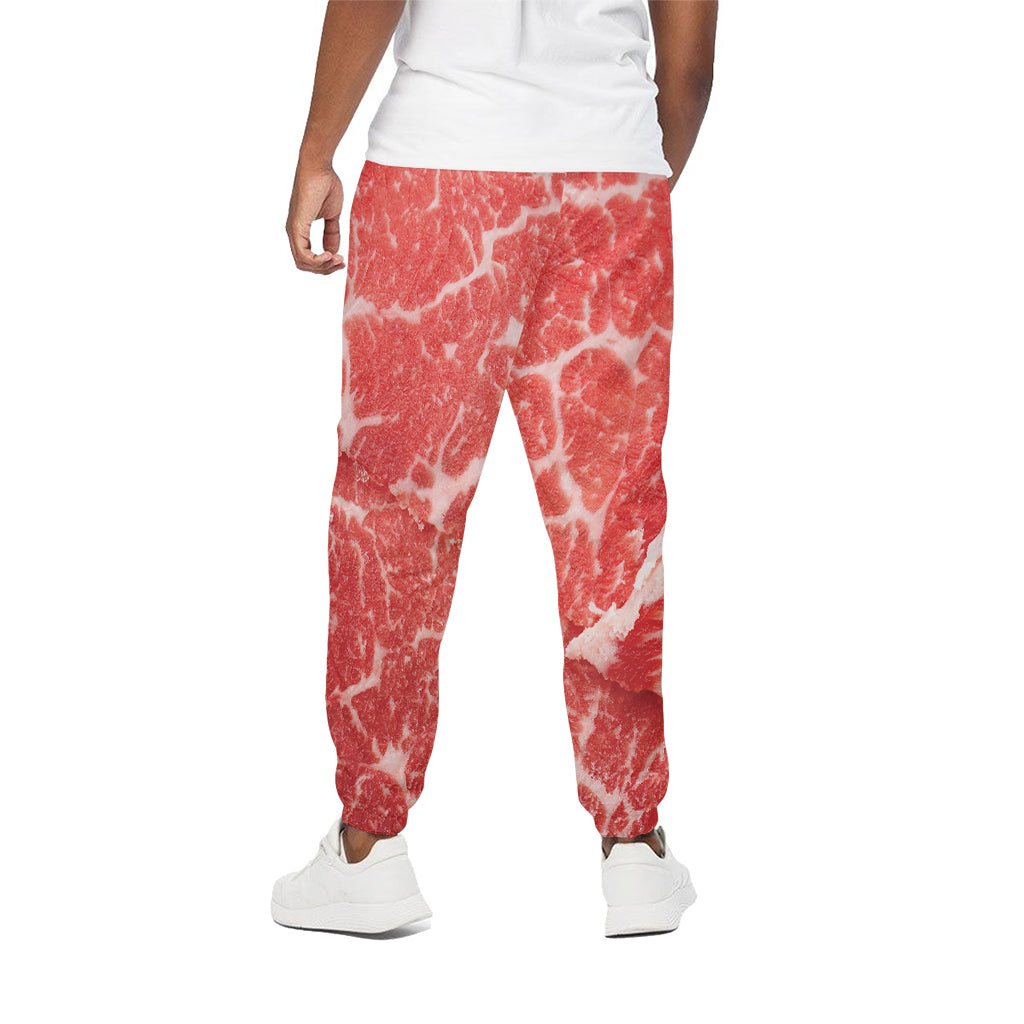 Meat Print Cotton Pants