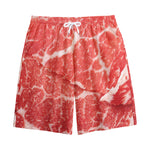 Meat Print Cotton Shorts