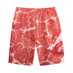 Meat Print Cotton Shorts