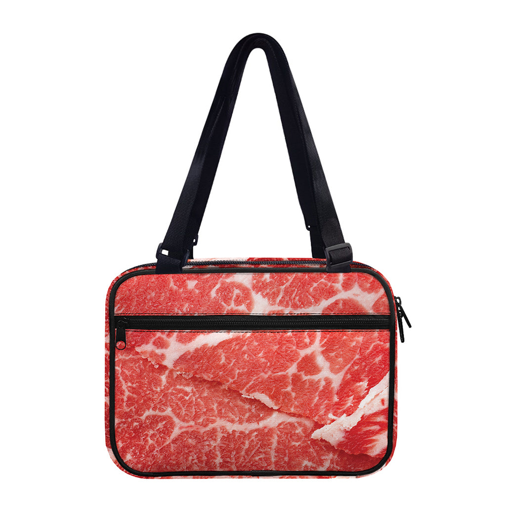 Meat Print Double Strap Bible Bag