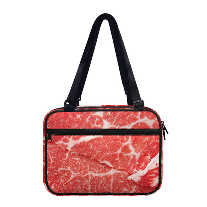 Meat Print Double Strap Bible Bag
