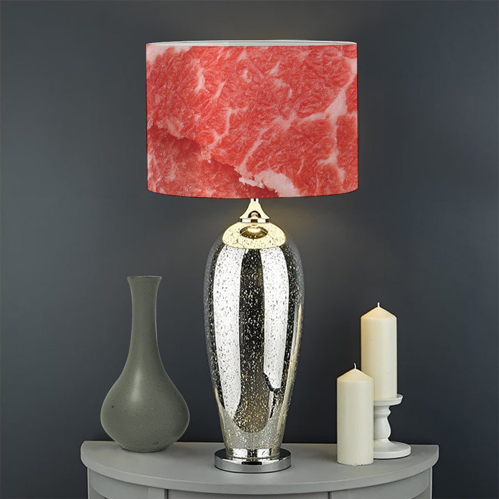 Meat Print Drum Lamp Shade