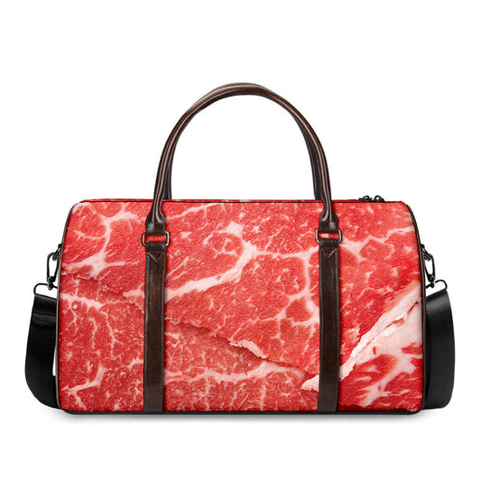 Meat Print Duffle Bag