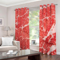 Meat Print Extra Wide Grommet Curtains