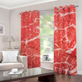 Meat Print Grommet Curtains