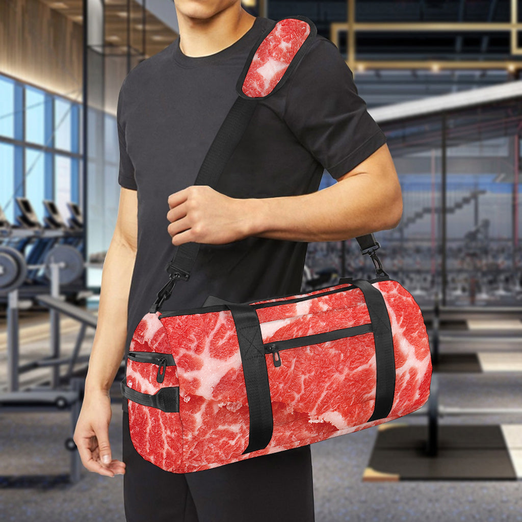 Meat Print Gym Bag