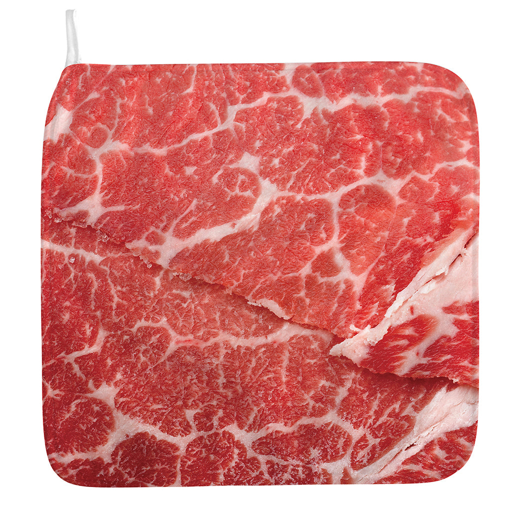 Meat Print Hand Towel