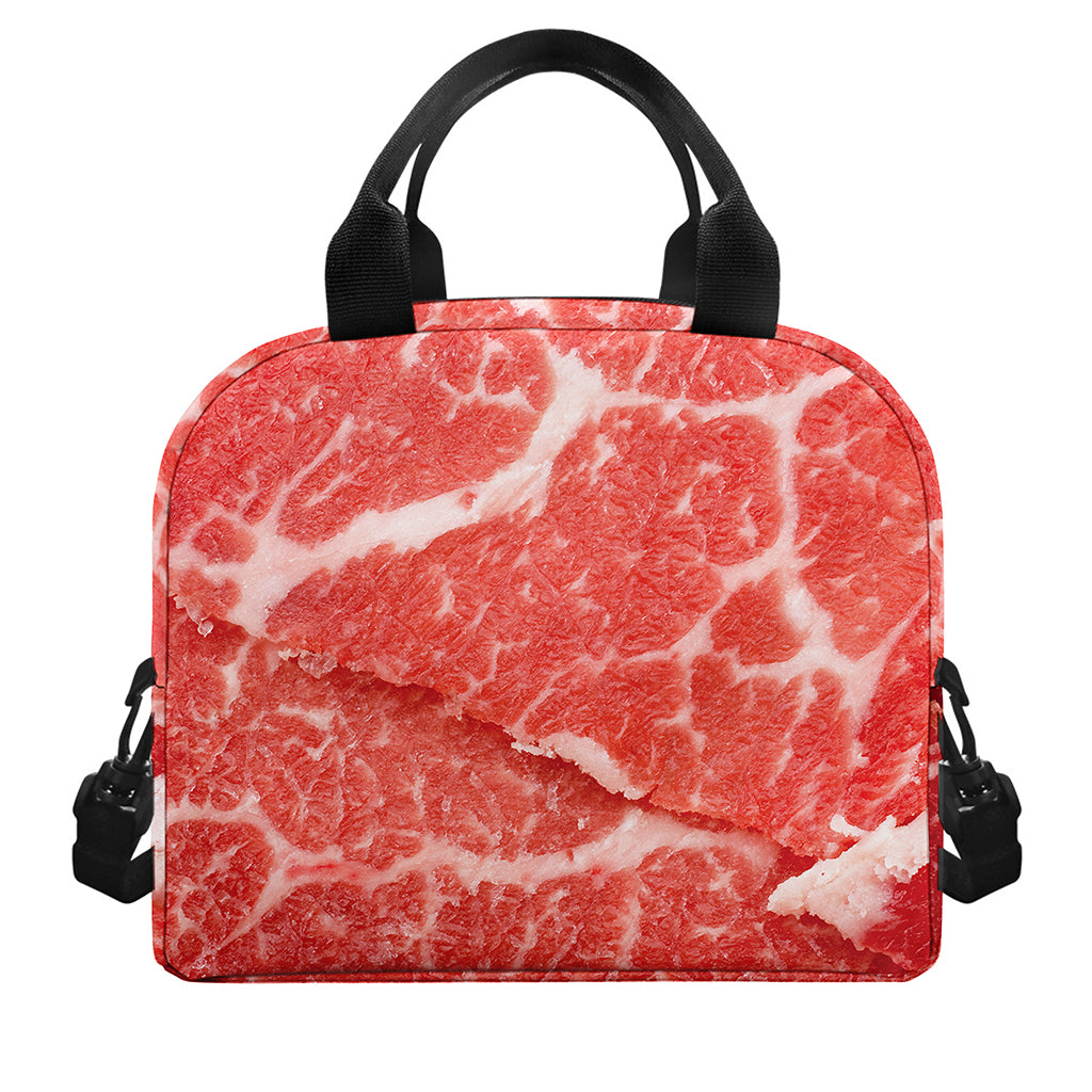 Meat Print Insulated Lunch Bag