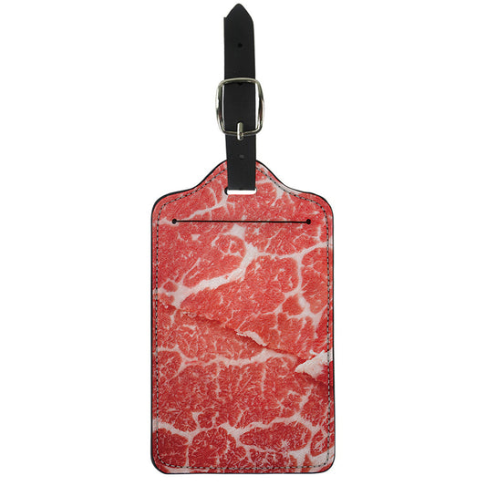 Meat Print Luggage Tag