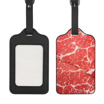 Meat Print Luggage Tag