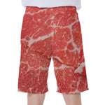 Meat Print Men's Beach Shorts