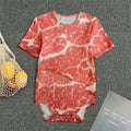 Meat Print Men's Bodysuit